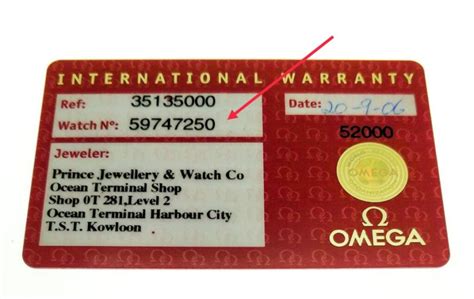 omega watch warranty check.